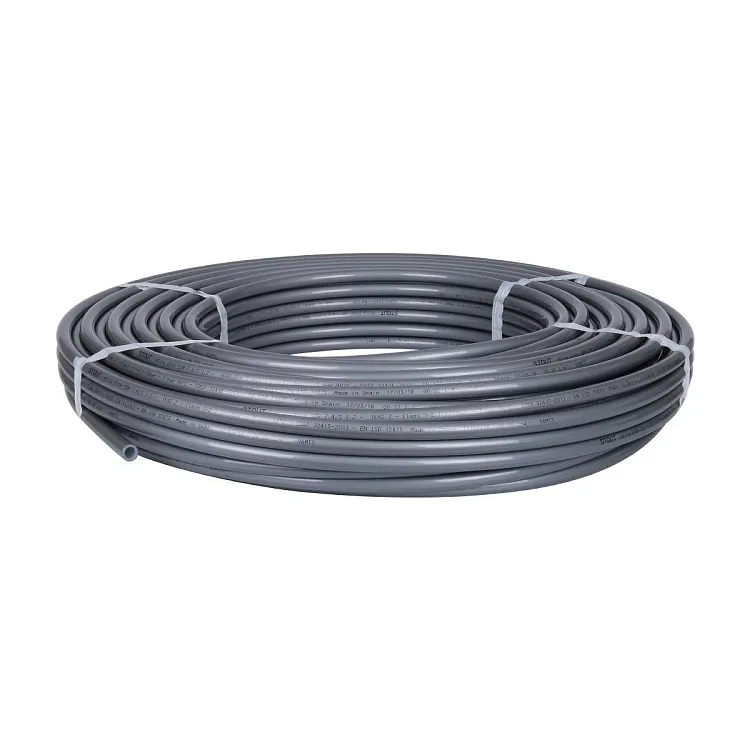 Изображение Труба из сшитого полиэтилена STOUT PEX 16 х 2,2 серая (бухта 100 метров)