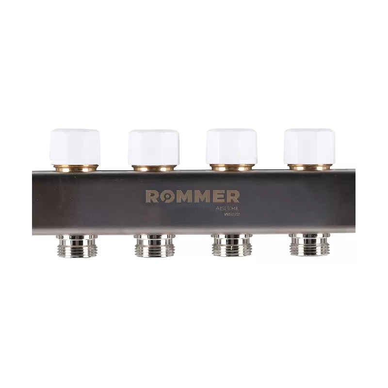 Изображение Коллектор из нержавеющей стали с расходомерами Rommer 6 выходов