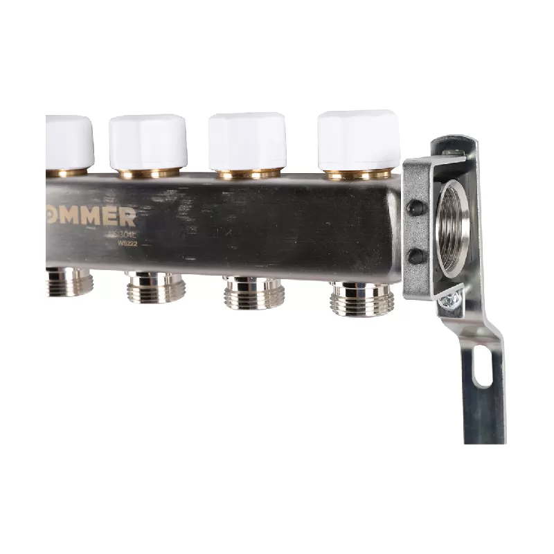 Изображение Коллектор из нержавеющей стали с расходомерами Rommer 6 выходов