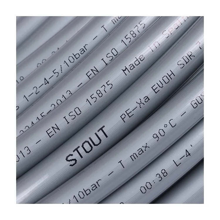 Изображение Труба из сшитого полиэтилена STOUT PEX 16 х 2,2 серая (бухта 100 метров)